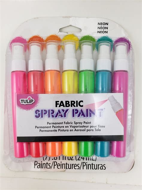 tulip i love to create fabric mini spray paint kit-metallic|tulip fabric markers.